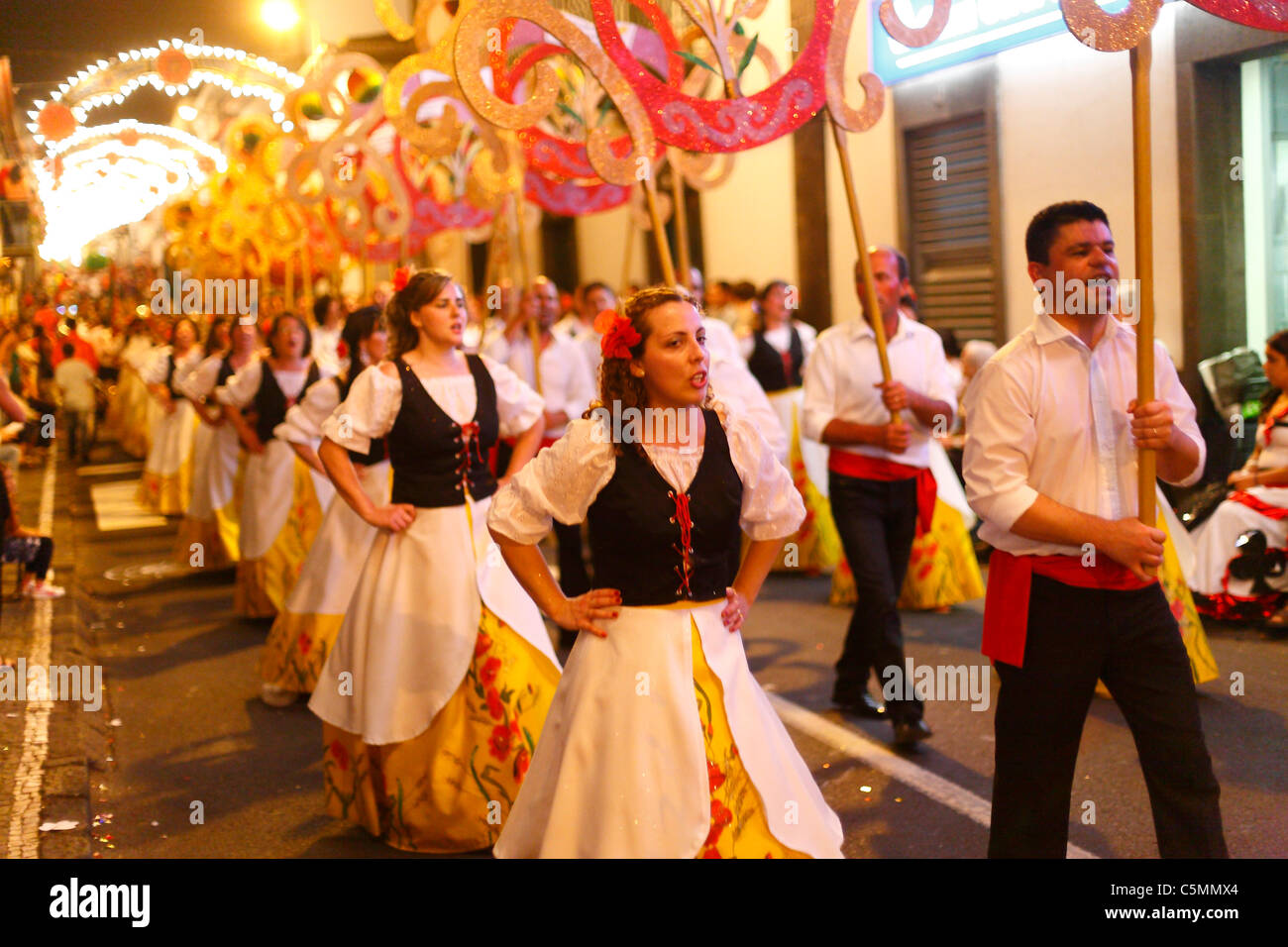 Sao Joao da Vila festival. Vila Franca do Campo, Sao Miguel island, Azores, Portugal. Stock Photo