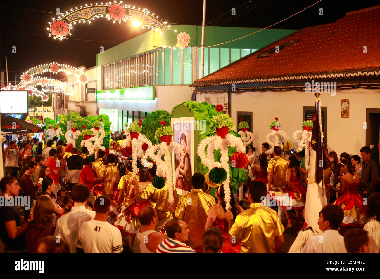 Sao Joao da Vila festival. Vila Franca do Campo, Sao Miguel island, Azores, Portugal. Stock Photo