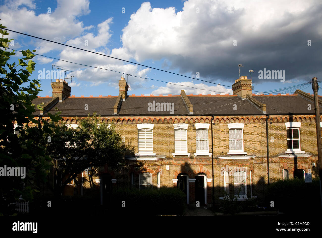 Terraced Housing freeholder Peabody Trust in London Wandsworth Stock Photo Alamy
