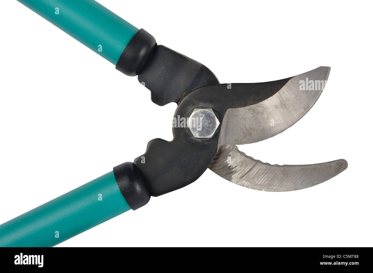 Loppers (or prunning shears) isolated on white background Stock Photo