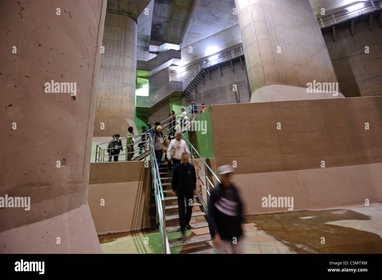 The "Water Discharge Tunnel on The Outskirts of Tokyo" is one of the world's largest civil