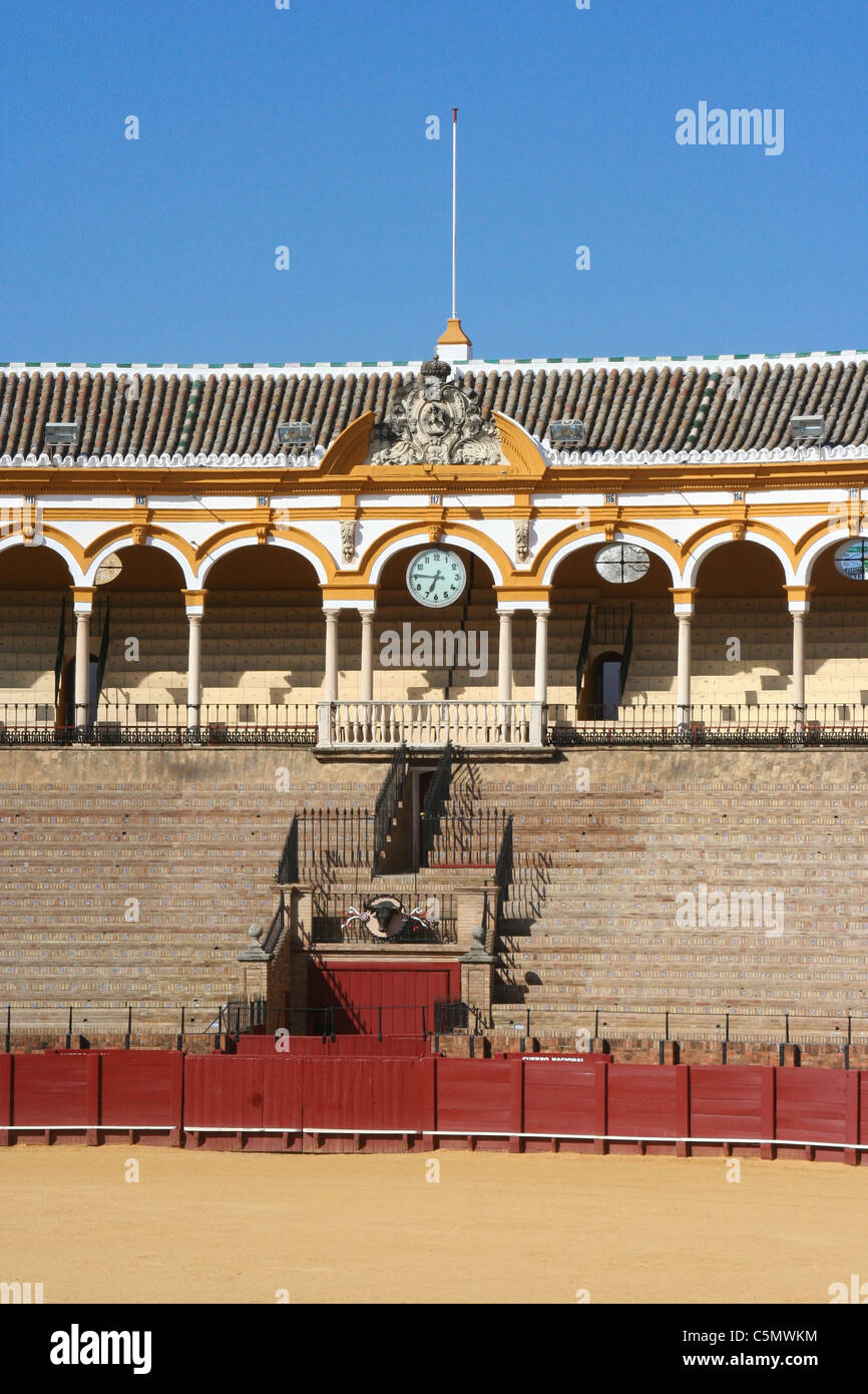 Plaza de Torros bullring, Seville Stock Photo
