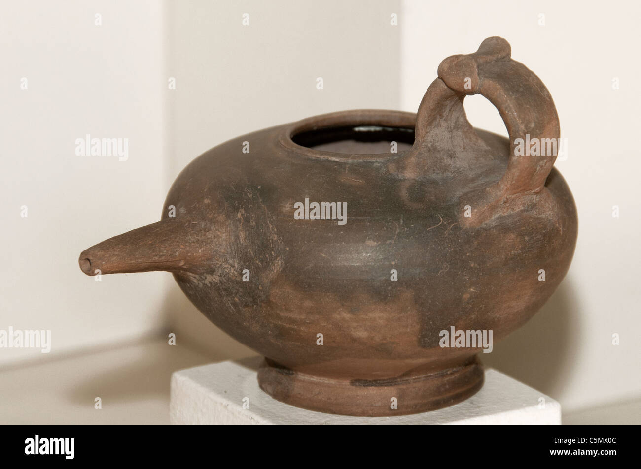Feeding Bottle Infant Baby Pot Pitcher Greek Hellenistic Age 330 30 BC Turkey Stock Photo