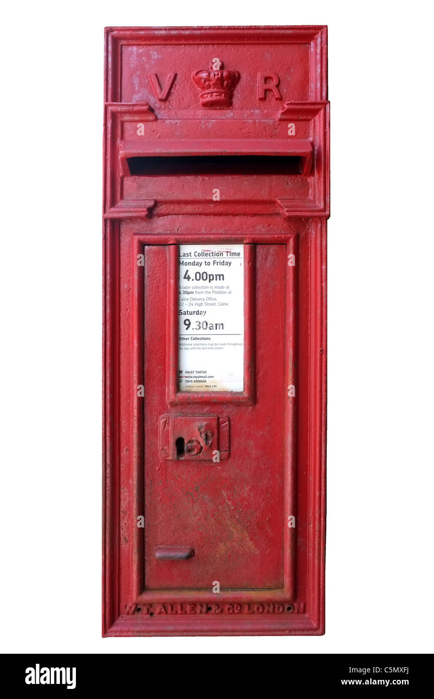 Wall mounted letterbox Cut Out Stock Images & Pictures Alamy