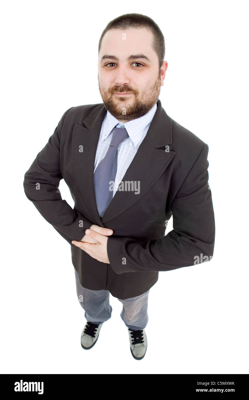 young business man full body isolated on white background Stock Photo ...