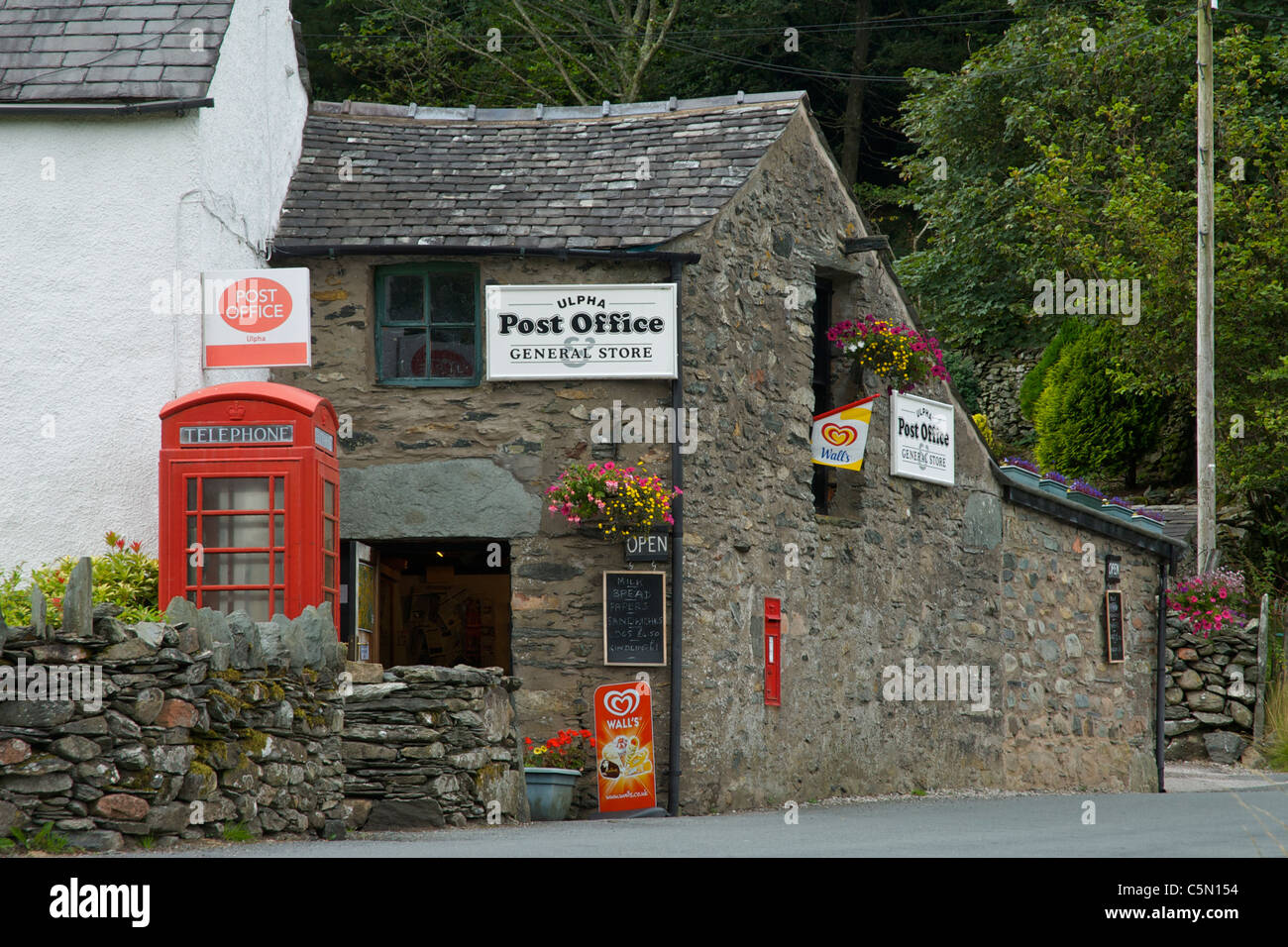 Shop And Post Office In The Village Of Ulpha Duddon Valley Lake