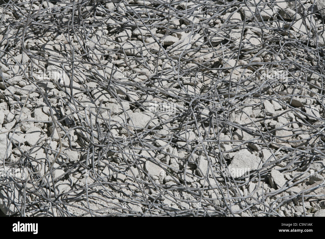rubble on construction building site Stock Photo - Alamy
