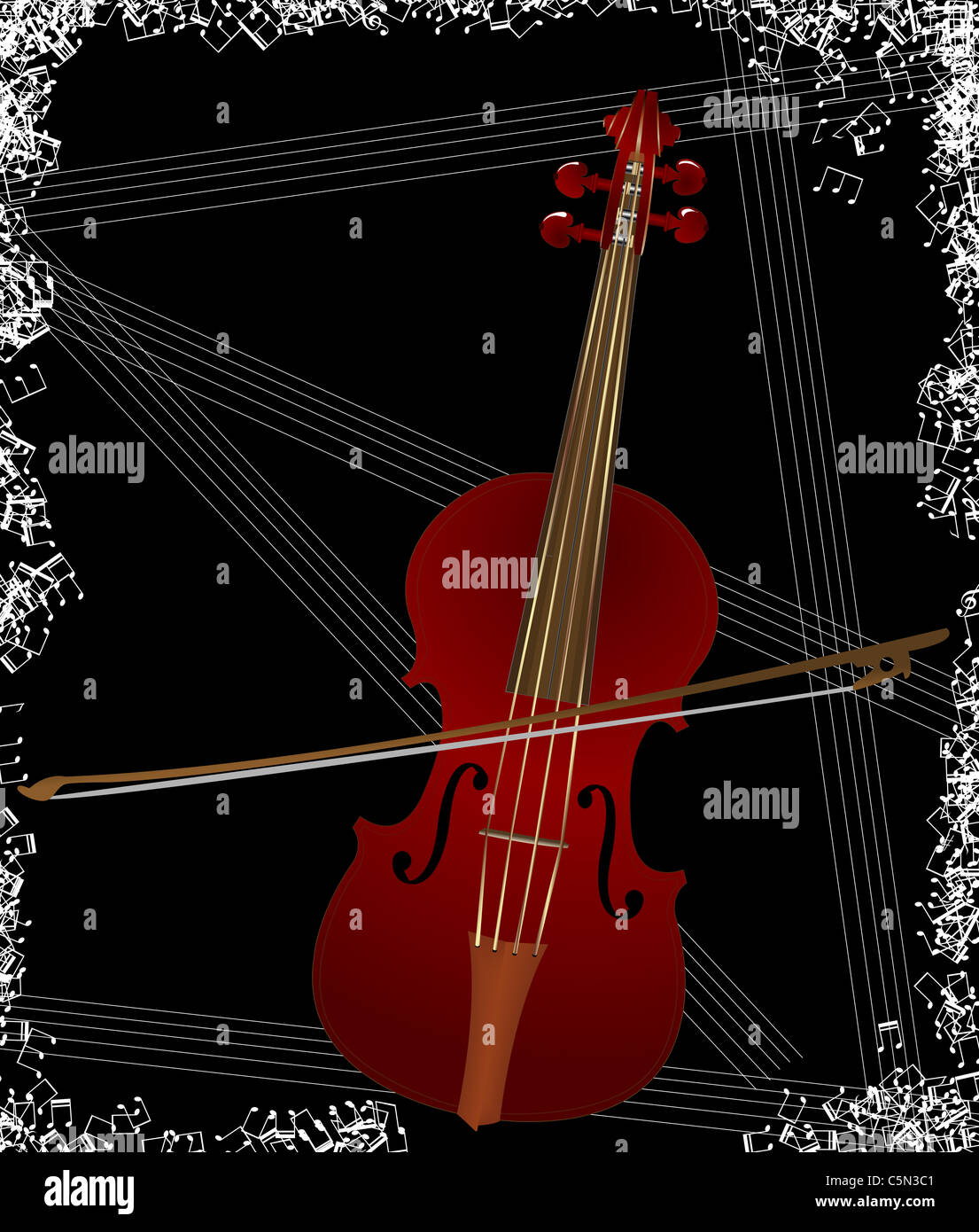 Grunge violin background, abstract musical background Stock Photo - Alamy
