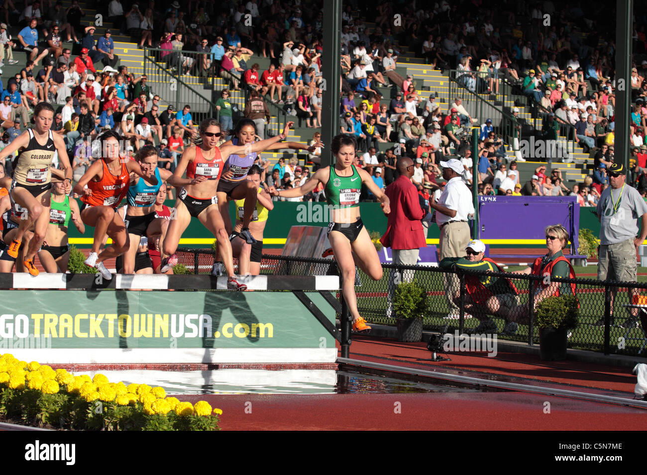 Womens 3000m steeplechase USATF nationals Eugene Oregon 2011 image