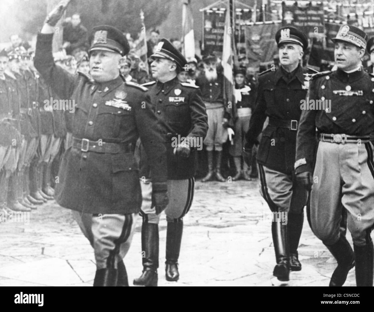 italy, fascism, benito mussolini Stock Photo