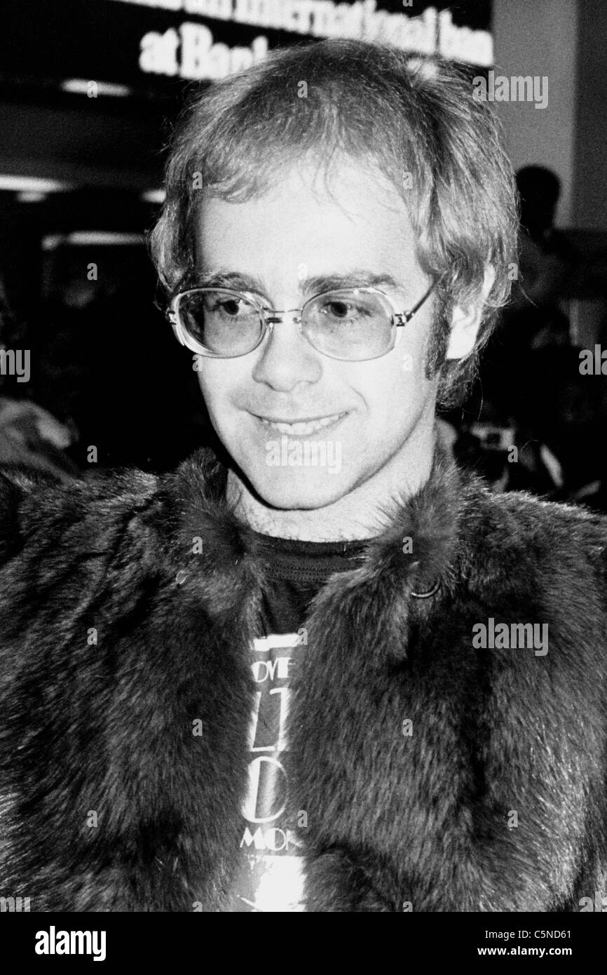 Sir Elton John 5 English Singer Black and White Musician Poster Pop Star Famous 