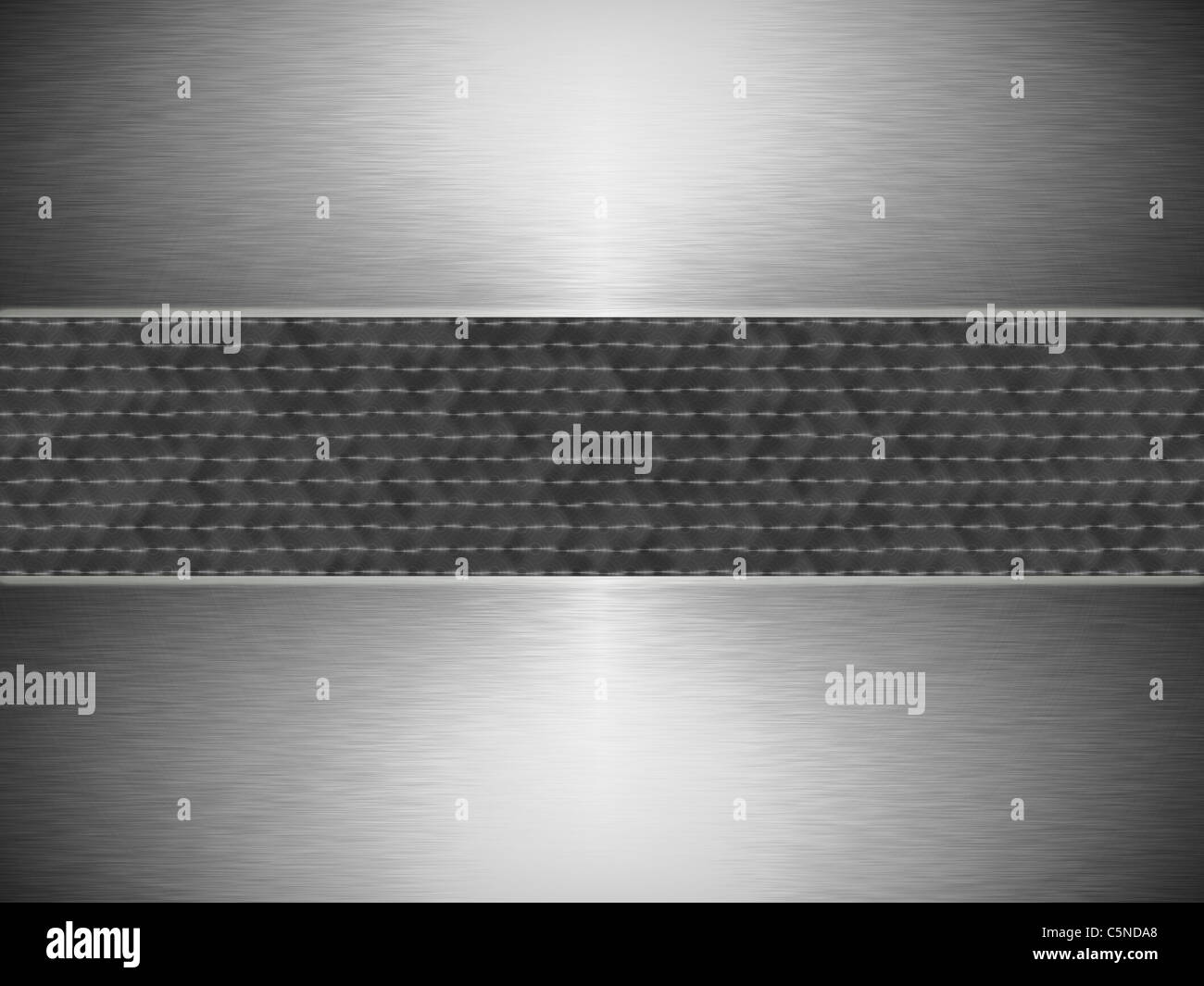 Brushed metal plate Stock Photo Alamy