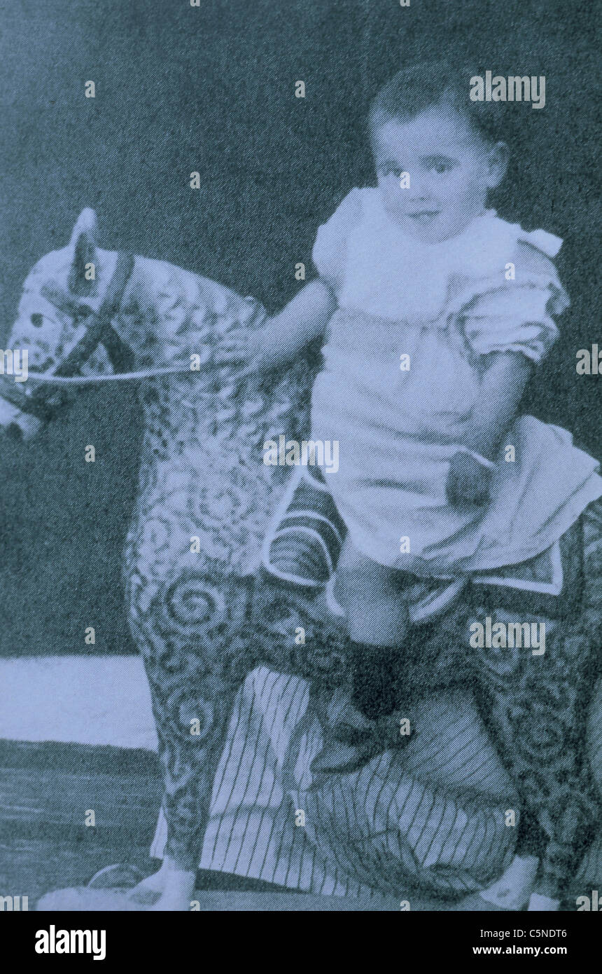 federico garcia lorca as a child, fuente vaqueros, spain Stock Photo