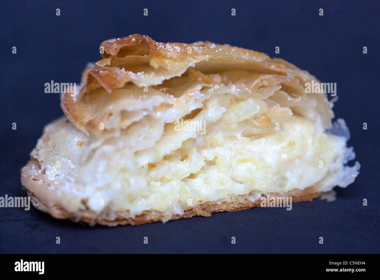 Rice Pudding Paste or Pastie or Pasty Pachuca Hidalgo Mexico Stock Photo