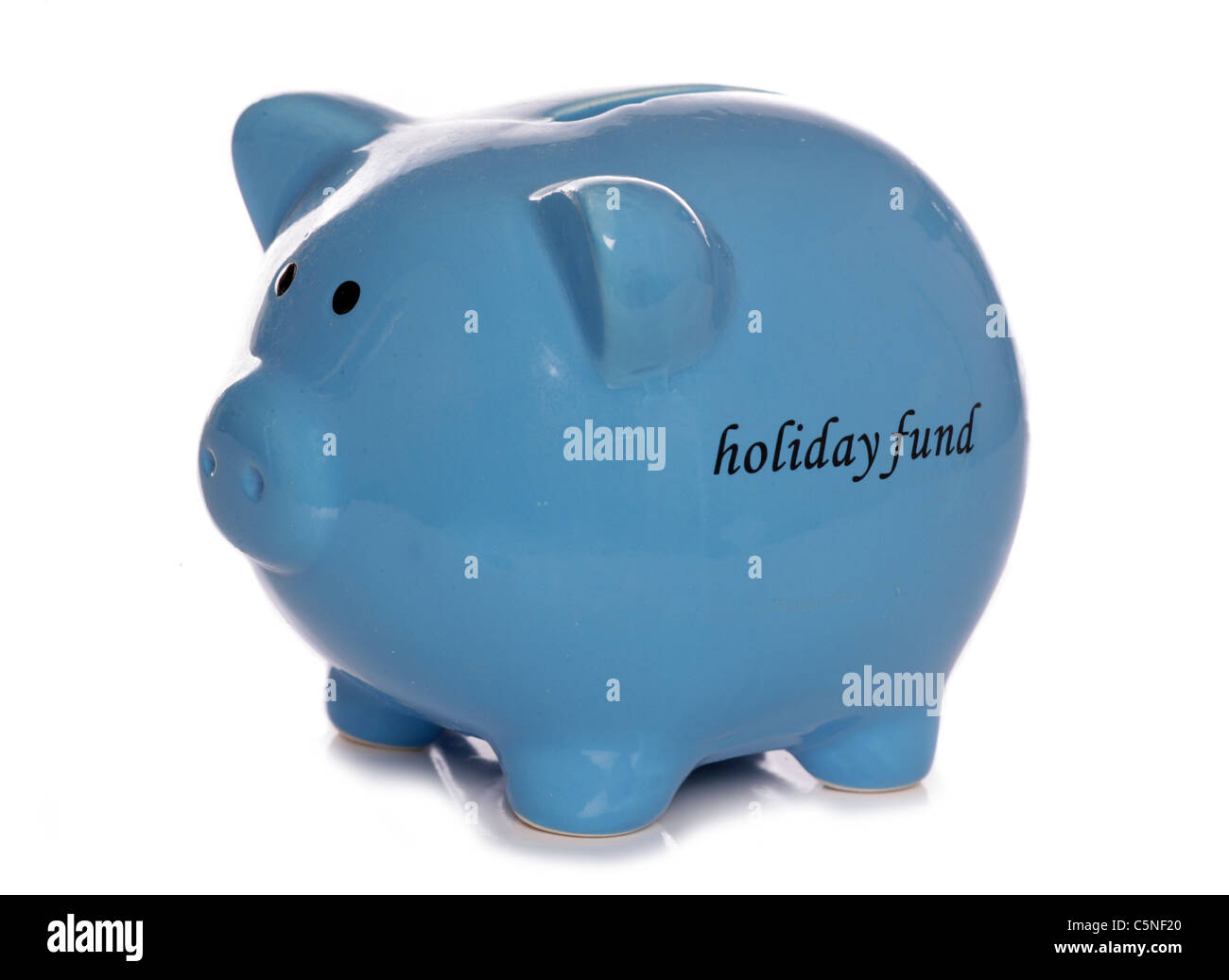 holiday fund piggybank studio cutout Stock Photo