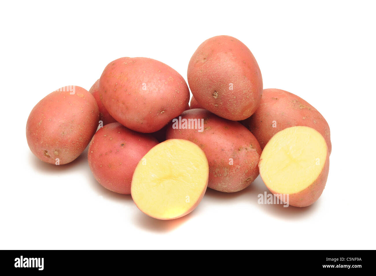 Photograph of red potatoes Stock Photo