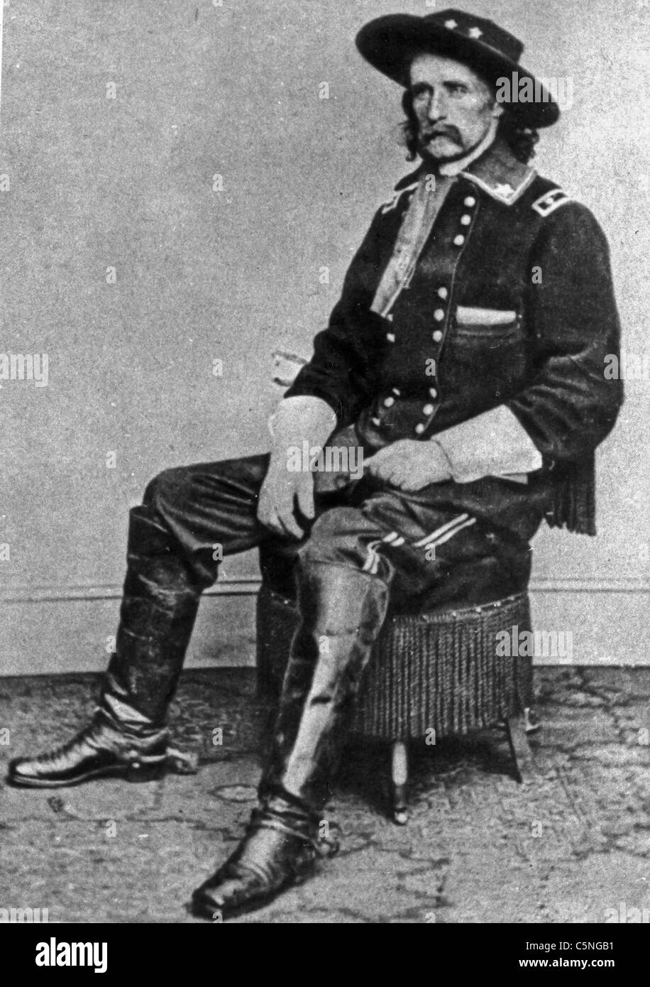 George Custer, 1864 Stock Photo