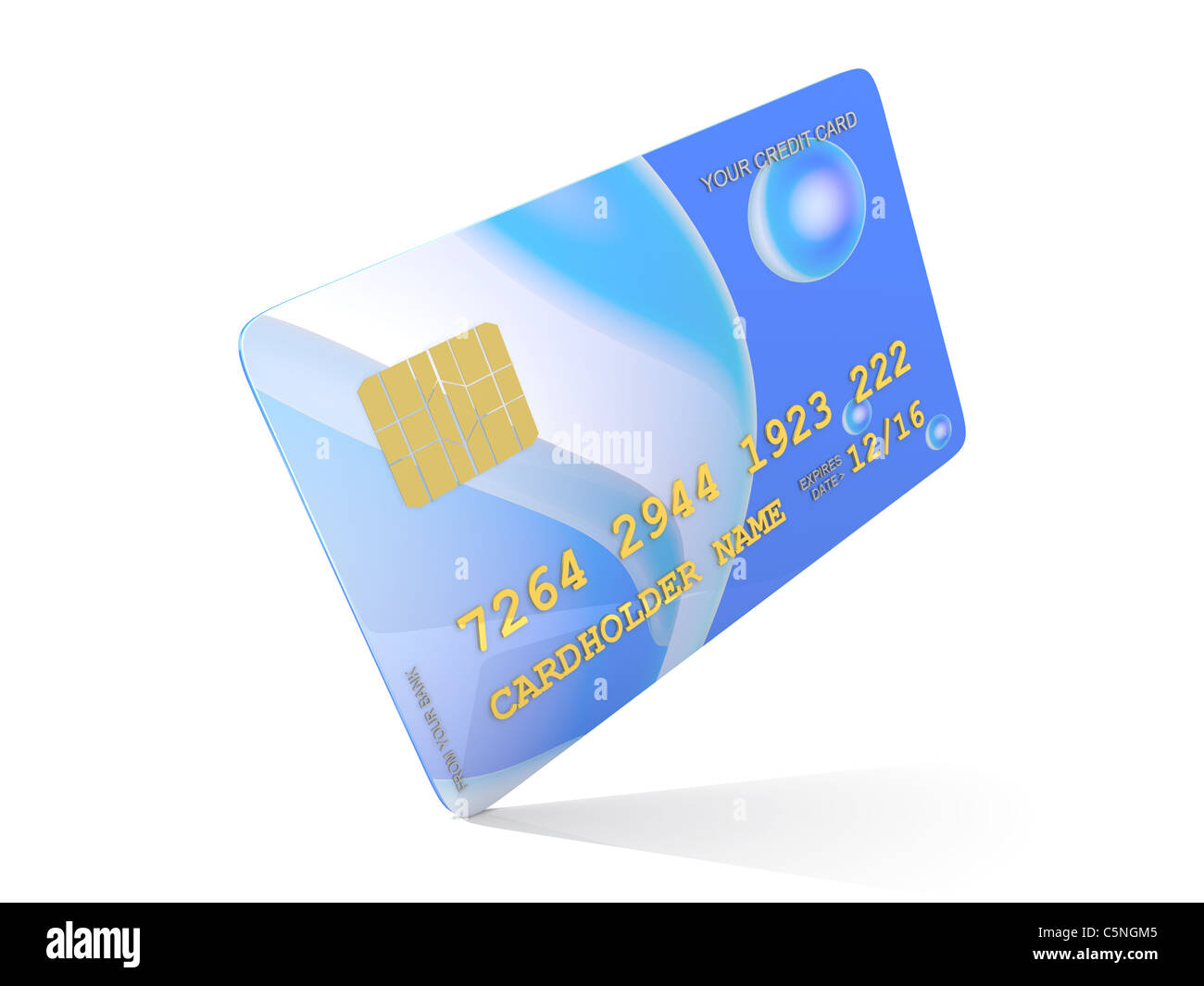 Credit plastic bank card Cut Out Stock Images & Pictures - Alamy