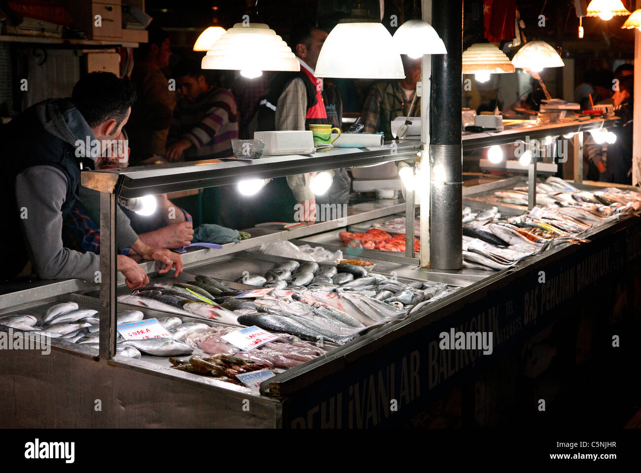 Turkey Fethiye Fish Market Stock Photo Alamy