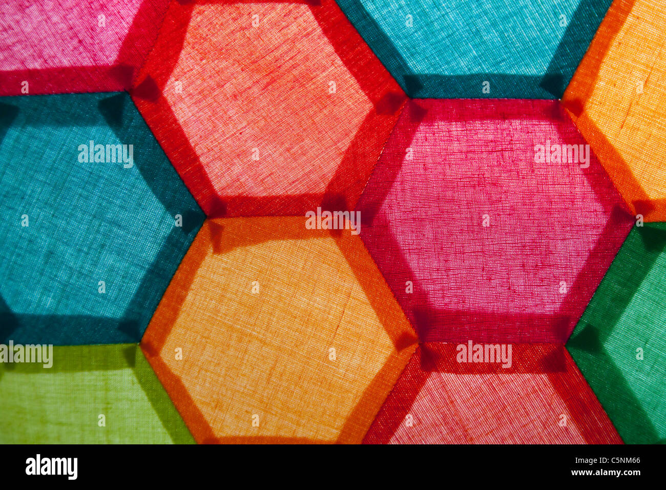 Hexagon quilting hi-res stock photography and images - Alamy