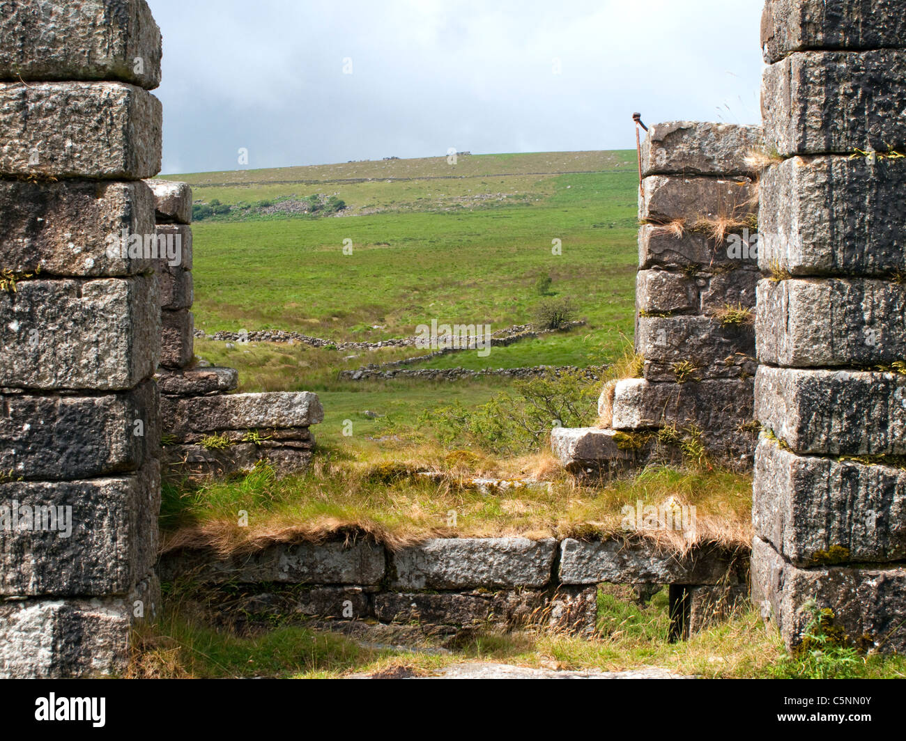 industrial heritage ruins at Powder Mills near Postbridge, Dartmoor