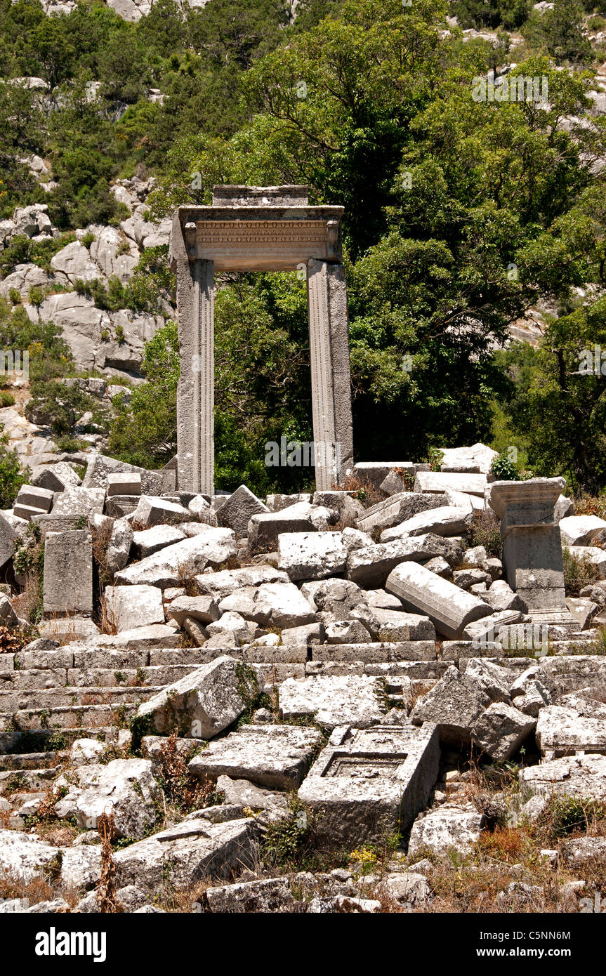 Termessos  Antalya Turkey  Pisidian city 400 BC Stock Photo