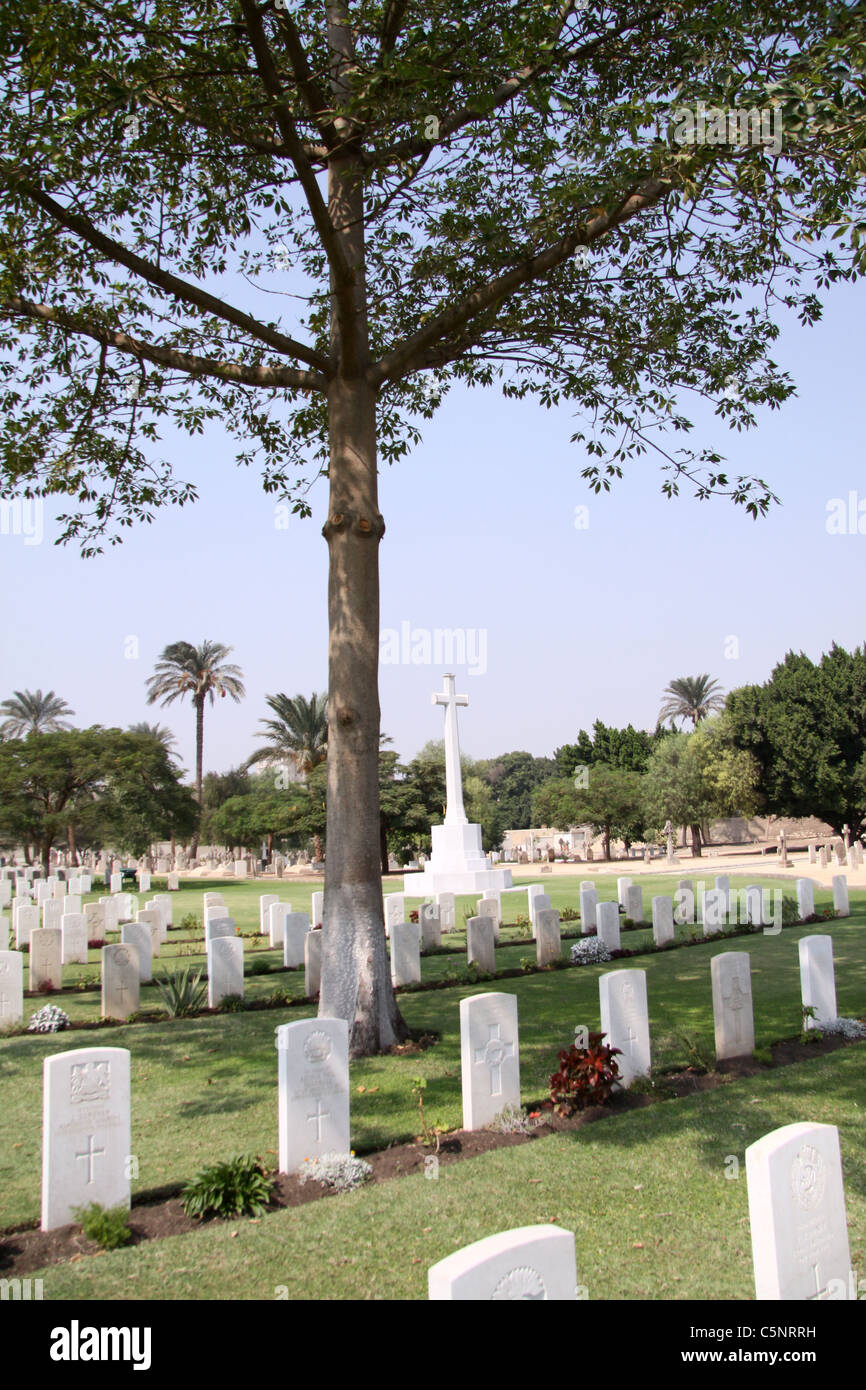 commonwealth cemetery ,Cairo Stock Photo