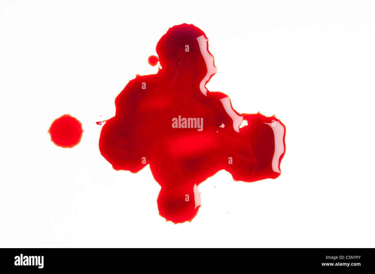 pool of blood Stock Photo
