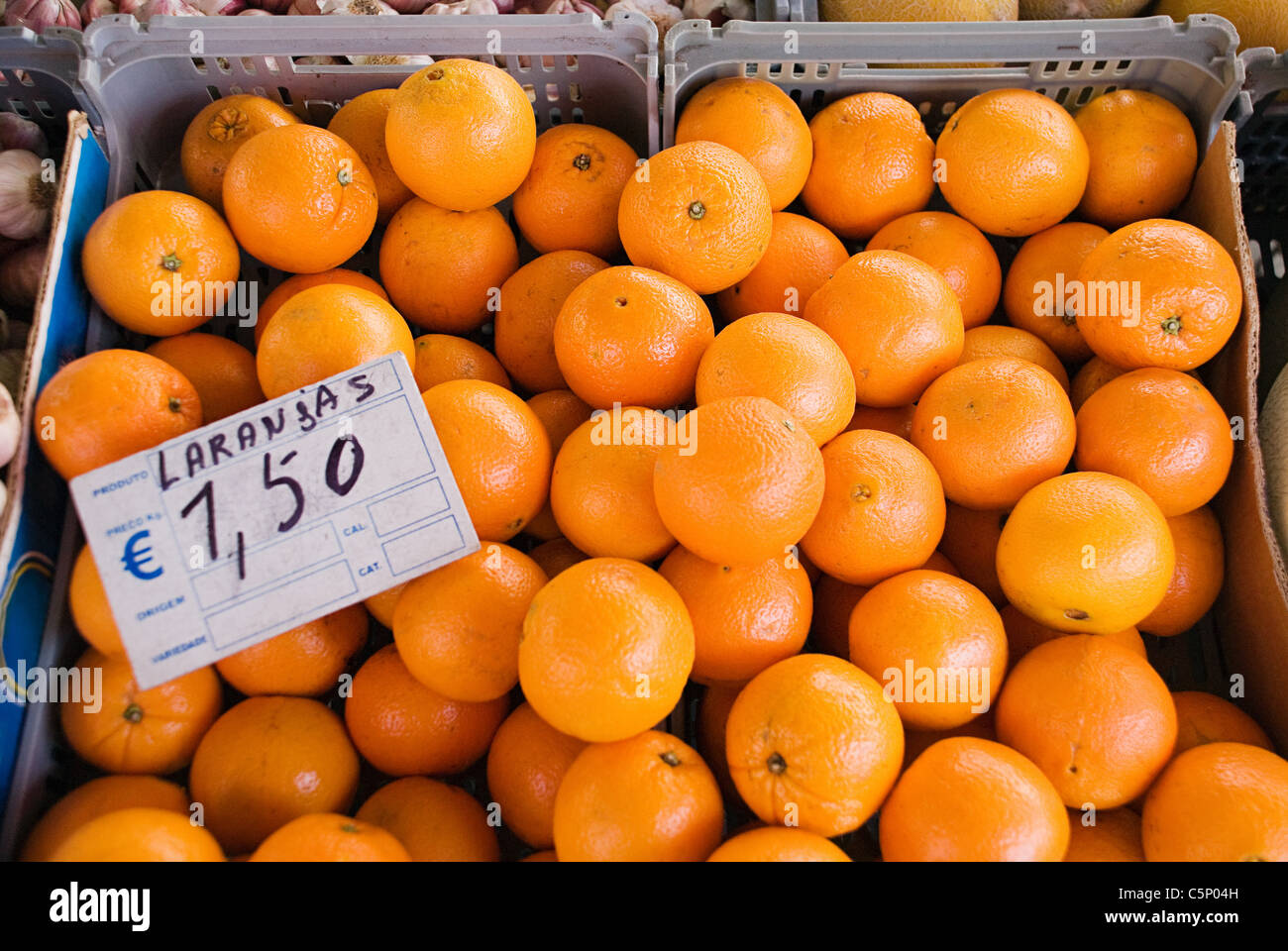 Orange stall with price sign hires stock photography and images Alamy