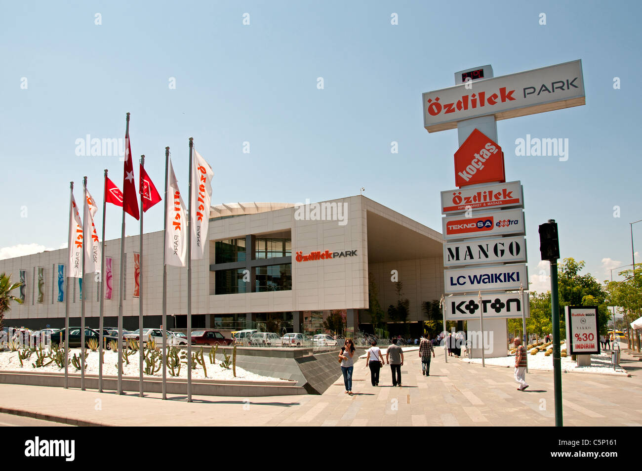 Modern Shopping mall Antalya Turkey Ozdilek Park Stock Photo