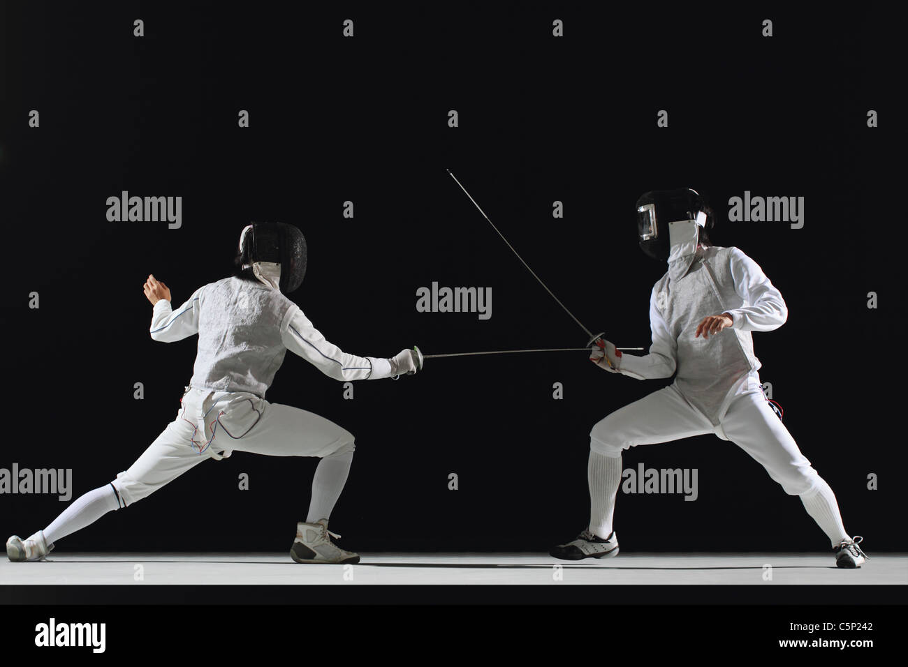 Fencing Match Stock Photos & Fencing Match Stock Images Alamy