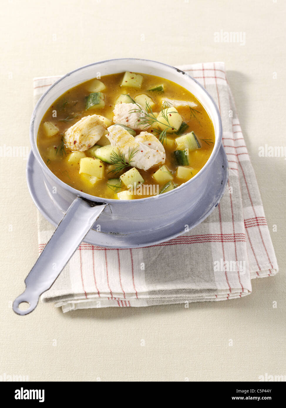 Potato fish stew Stock Photo - Alamy