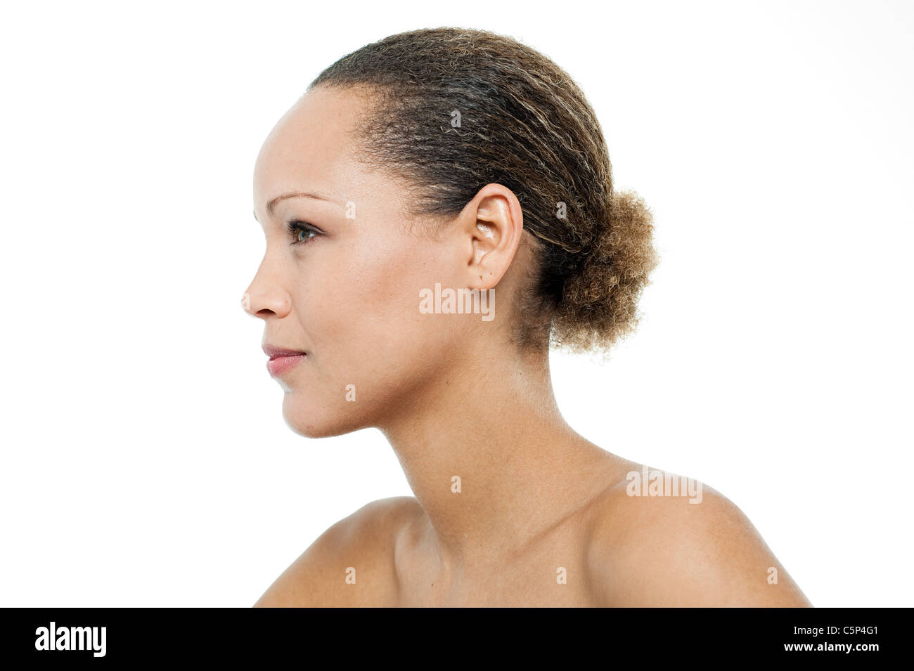 Profile of a woman Stock Photo - Alamy