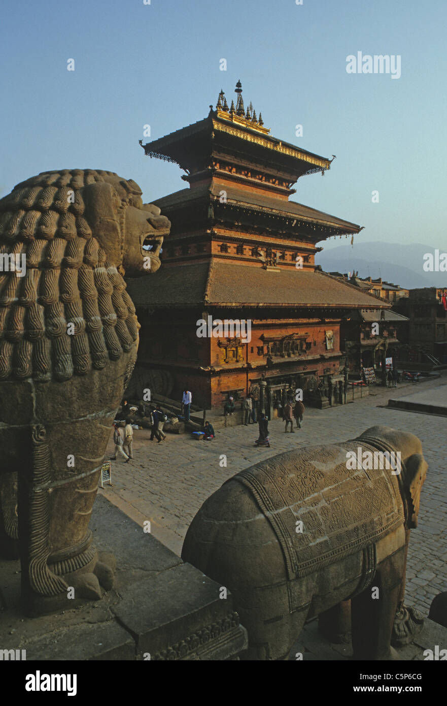 bhaktapur bhairananth nepal kathmandu Stock Photo