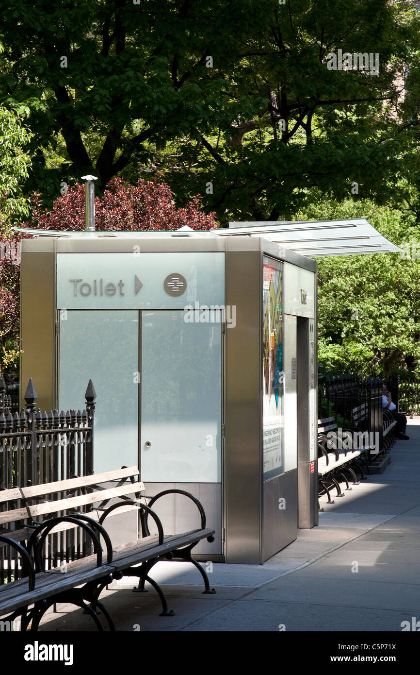 Public Toilets, Madison Square Park, NYC Stock Photo Alamy