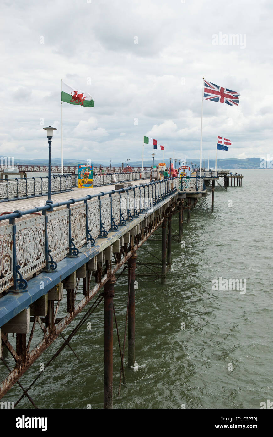 Mumbles Pier Swansea Wales Stock Photo