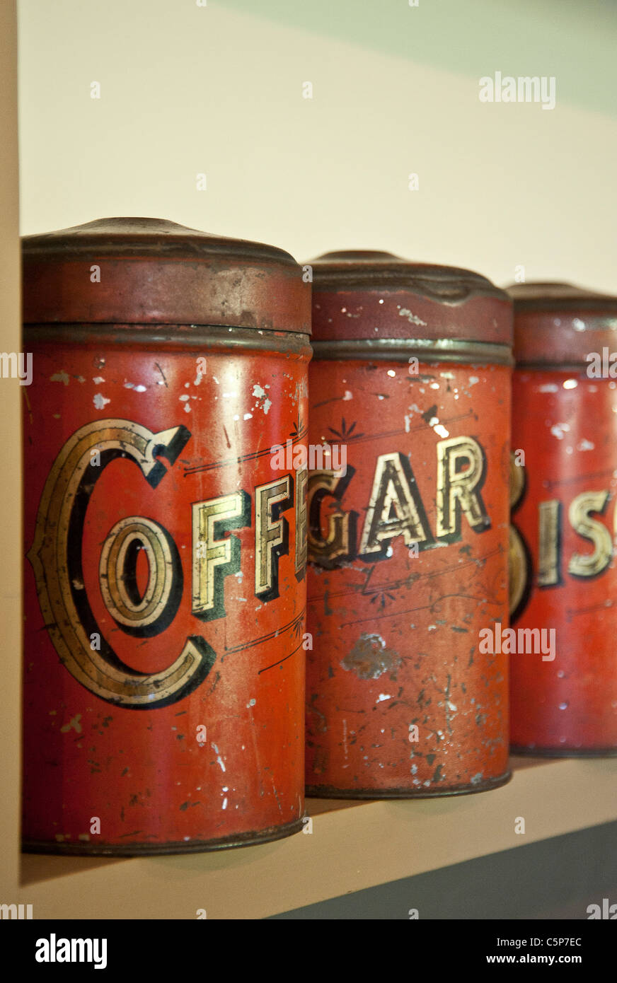 Vintage Food Tin Cans Rustic Tins Retro Tin Can Replica Display