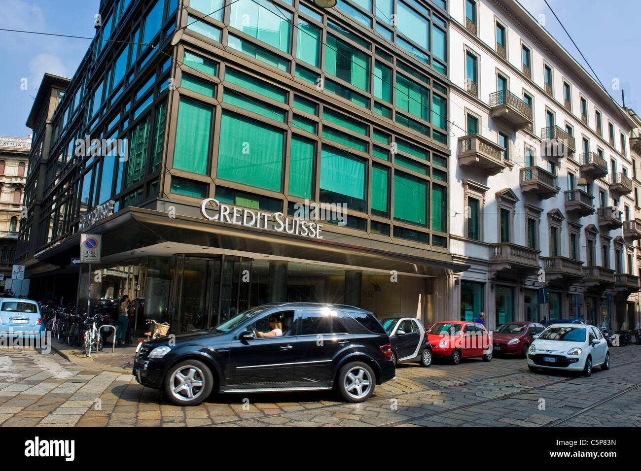 Credit Suisse, Milan, Lombardy, Italy Stock Photo Alamy