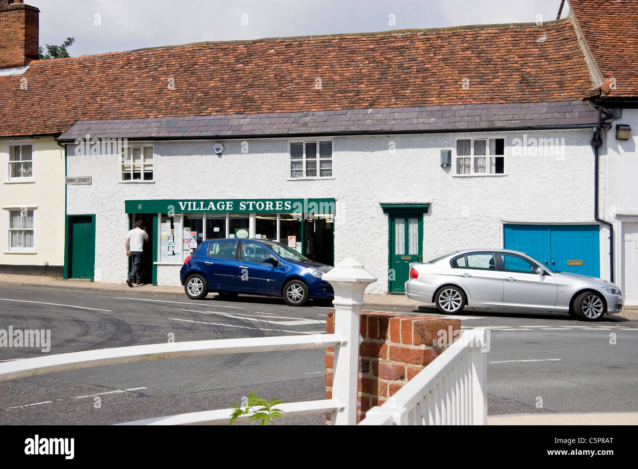 Village stores, Boxford, Suffolk, England Stock Photo Alamy