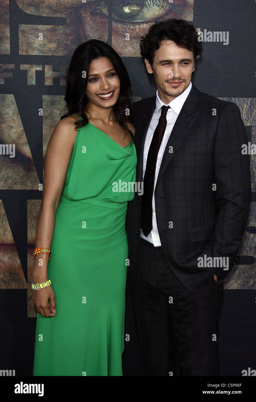 FREIDA PINTO JAMES FRANCO RISE OF THE PLANET OF THE APES. LOS ANGELES ...