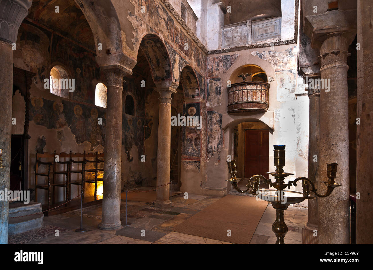 Interior Of The 13th Century Byzantine Church Of The