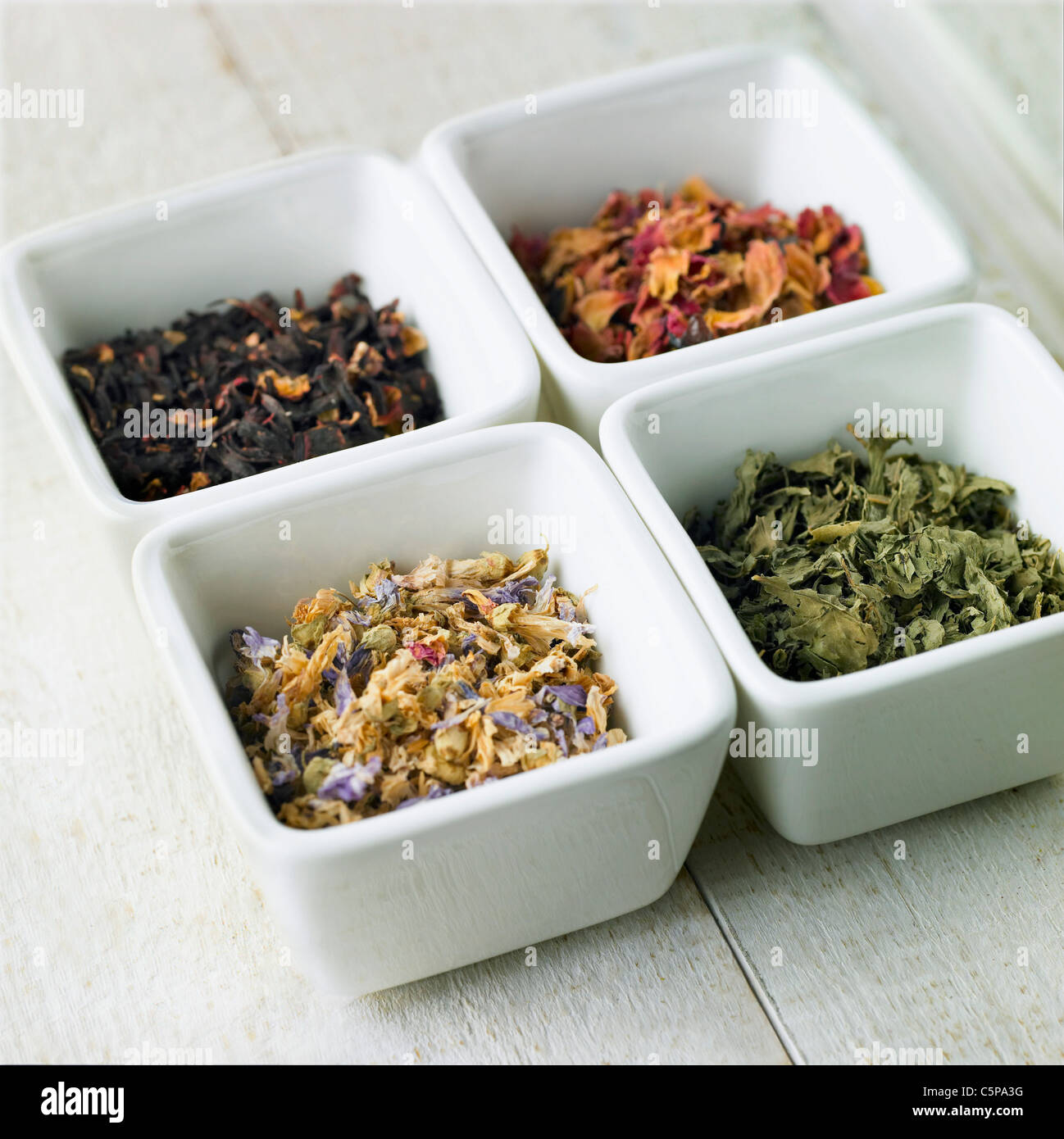 Dried tea leaves Stock Photo - Alamy