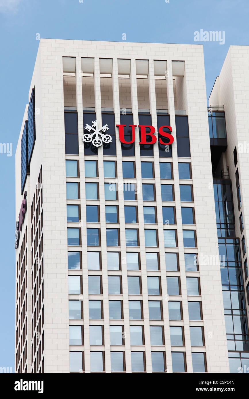 UBS headquarter Germany in Frankfurt (Main) Stock Photo