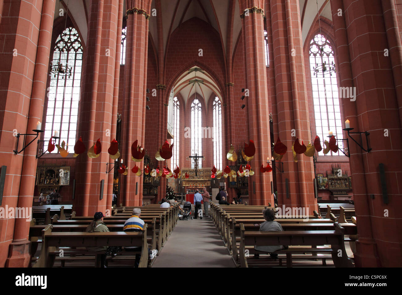 Saint Bartholomeus's Cathedral in Frankfurt (Main); Sankt Bartholomäus Dom in Frankfurt (Main) Stock Photo