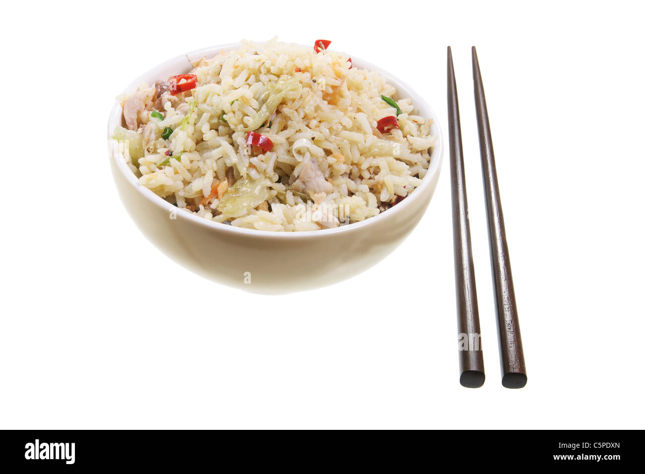 How to make chinese fried rice Cut Out Stock Images & Pictures - Alamy
