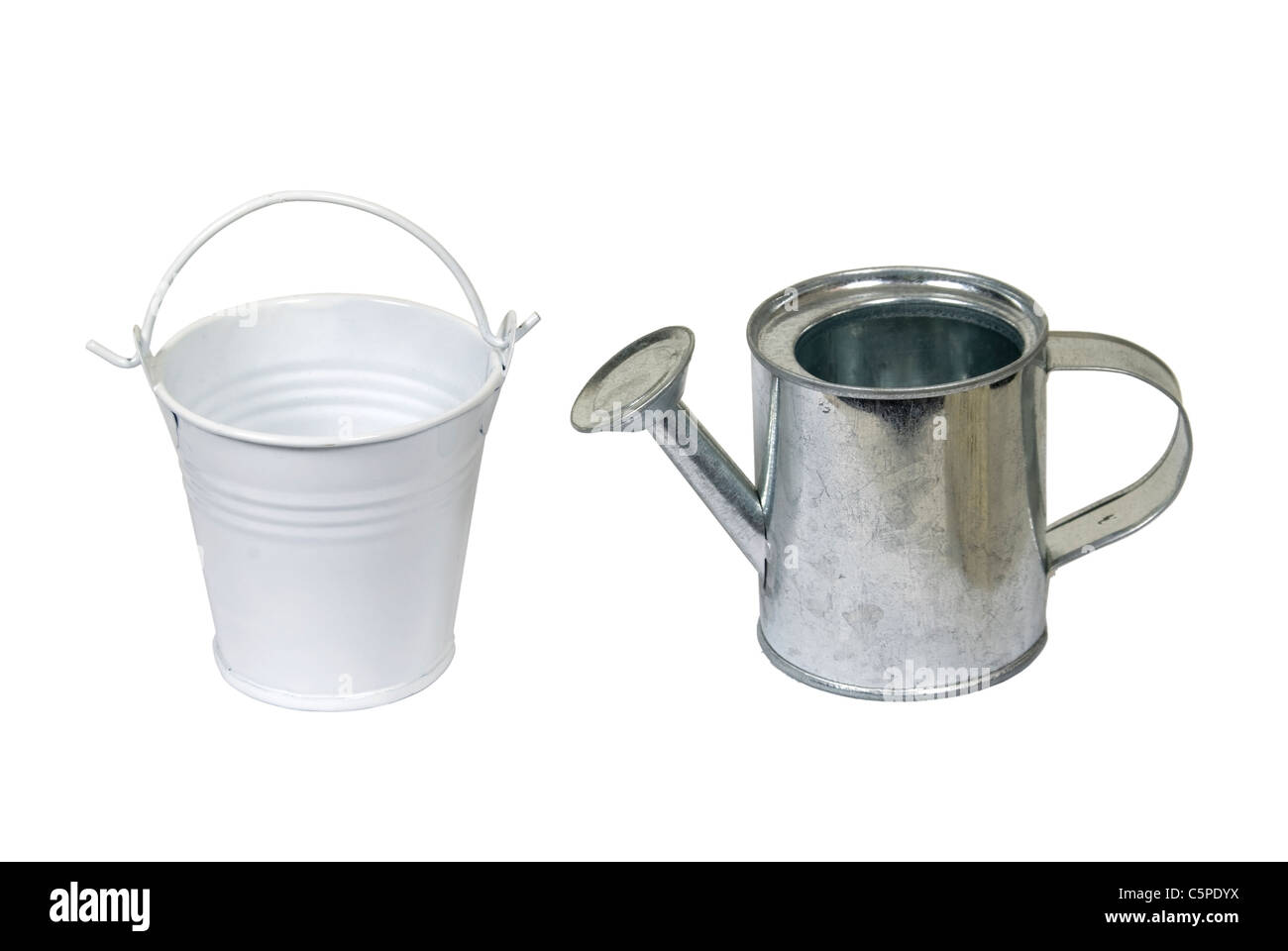 Watering can and bucket for tending and bringing life to the plants