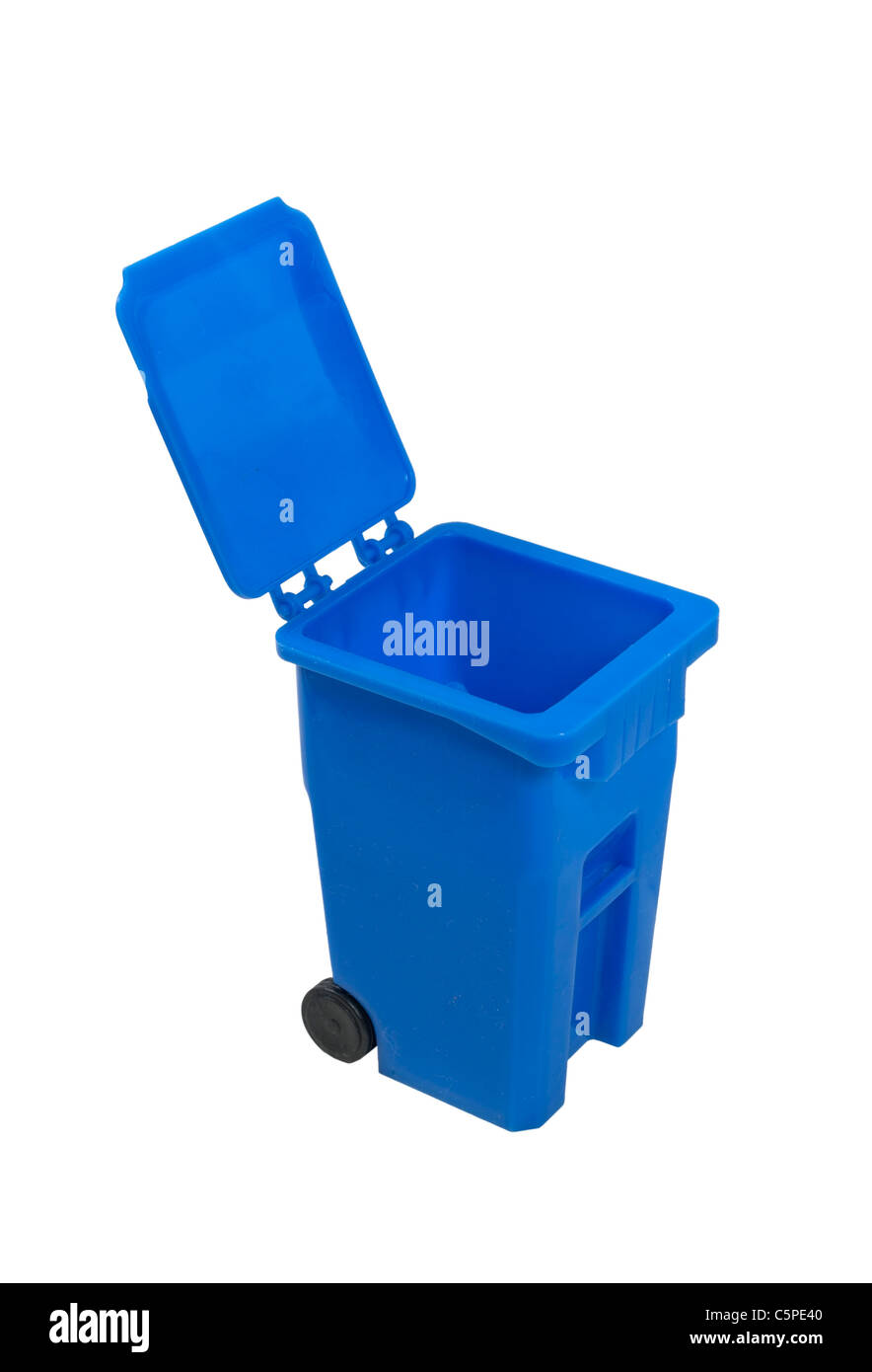 Recycle bin used to hold items to be reduced and reused to help the