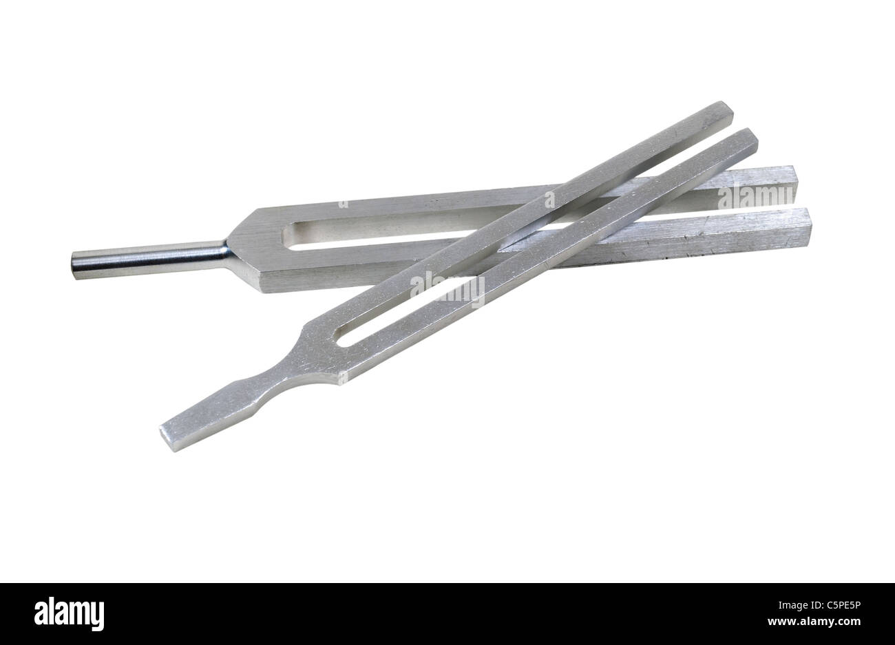 Tuning forks used to reproduce the perfect pitch path included Stock