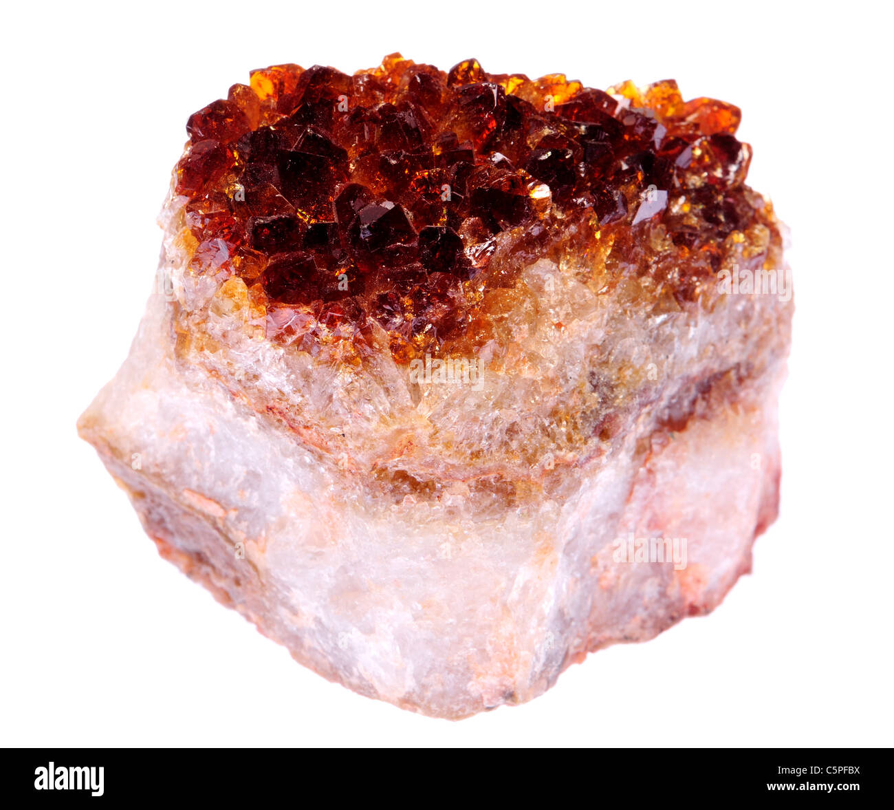 Citrine crystals (yellow quartz Stock Photo Alamy