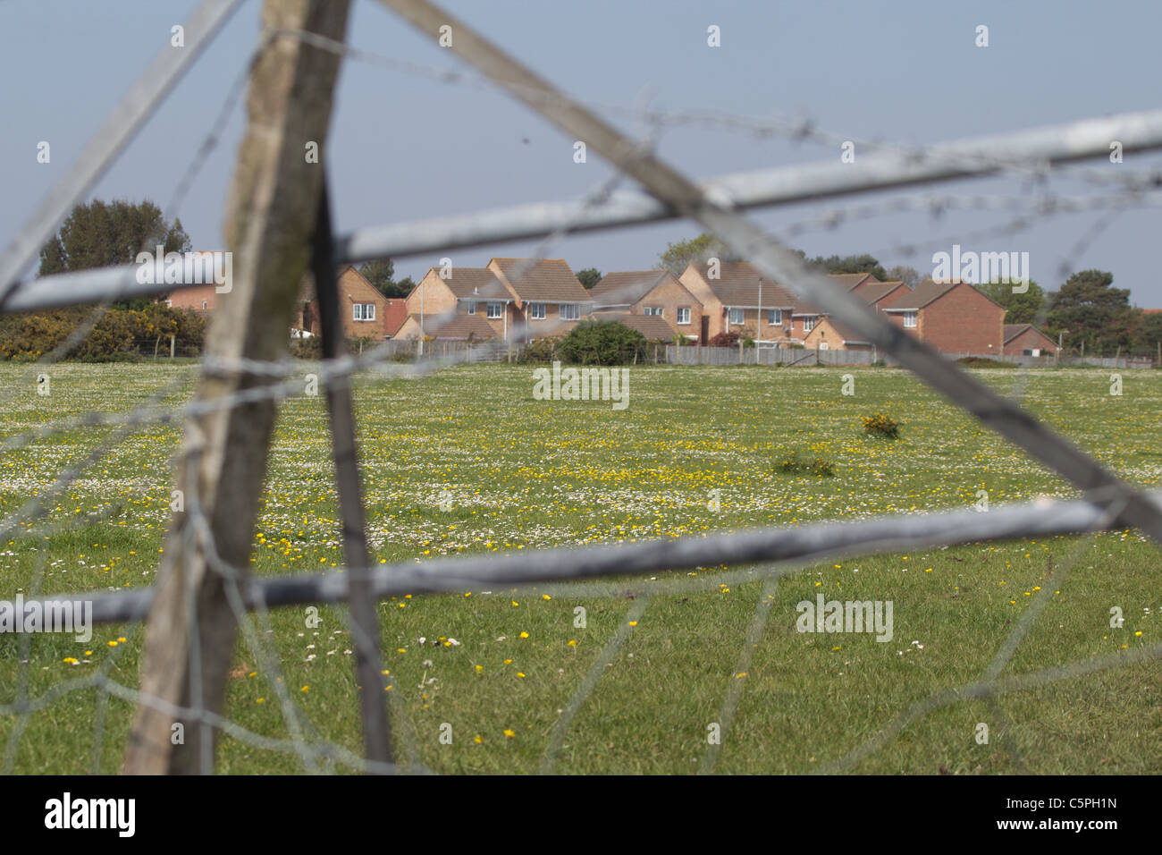 Talbot Village housing estate across Highmoor Farm. Poole, Dorset, UK Stock Photo Alamy